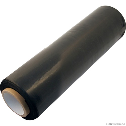 Black Stretch Film - Pallet Wrap 400mm x 200m