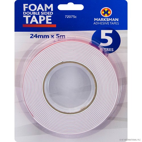 Double Sided Foam Tape 24mm x 5m