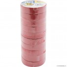 10pc PVC Insulation Tape 19mm x 20m - Red
