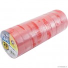 10pc PVC Insulation Tape 19mm x 20m - Red
