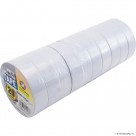 10pc PVC Insulation Tape 19mm x 20m - White