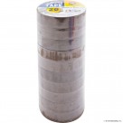 10pc PVC Insulation Tape 19mm x 20m - Brown