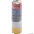 10pk PVC Insulation Tape 19mm x 5m Asst