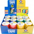 19mm x 20m PVC Insulation Tape In CDU - Assor