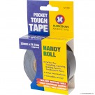 Pocket Tough Tape Black 25mm x 9m