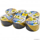 6 Roll Hazard / Caution Tape 48mm x 10m