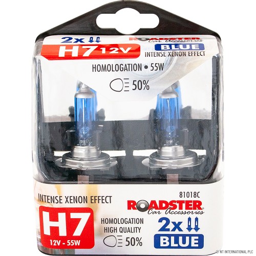 H7 55W Kit Xenon Car Light Bulbs 12V Blue