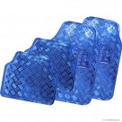 4pc Aluminium Car Mat - Blue