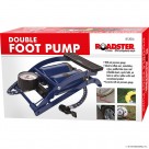 Double Foot Pump with Gauge - Boxed