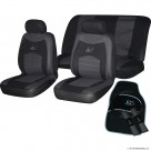 15pc RS Car Seat Cover Set Grey