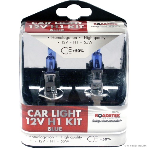 H1 55W Car Light Bulbs 12V Blue