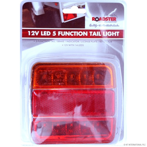 12v 5 LED Function Tail Light