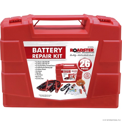 26pc Battery Repair Kit in Blowcase