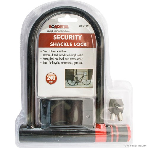 Security Shackle Lock -  180mm x 240mm