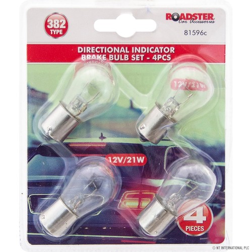 4pc Directional Indicator Brake Bulb Set