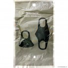 MASK 1PC BLACK WITH VALVE - DISPOSABLE FACE MASK WITH EAR LOOPS