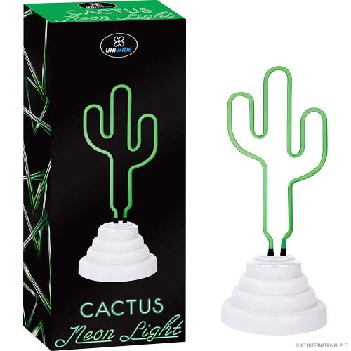 Neon Light Cactus