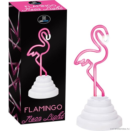 Neon Light Flamingo