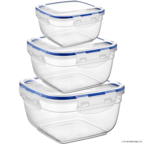 3pc Food Container Set - Square