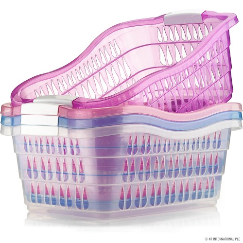 Rect Clothes Basin / Basket - Trans