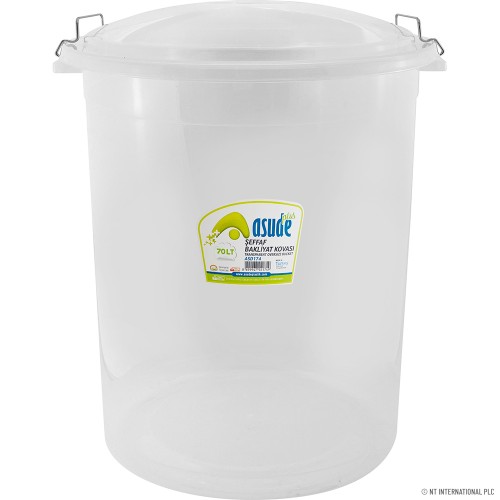 Oversize Bucket Transparent 70 Lt