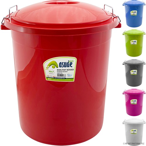 70L Storage Bin - Asst Colours