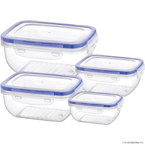 4pc Sealed Container - Rectangular