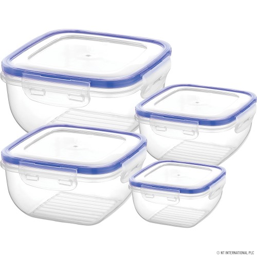 4pc Sealed Container - Square