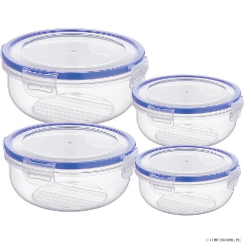 4pc Sealed Container - Round