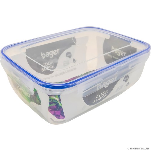 Cook&Lock Rectangular storage container 4000