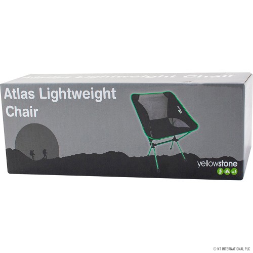 Lightweight Chair - Green Frame / Black Top