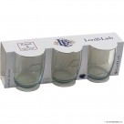 3pc Glass Tumbler Zubia 300ml - LS002-3