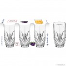 3pc Glass Tumbler Suwa 280ml - TNV026-3