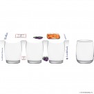 6pc Glass Tumbler Zubia 300ml - LS002-3