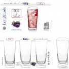 3pc Glass Tumbler - Eliza 280ml TNV002-3