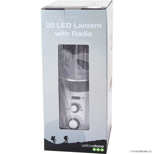 20 LED Lantern with Radio