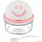 Smiley Face sugar Bowl with spoon 410cc in gi