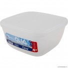 QUA CLEAR SQUARE 4 PCS STORAGE BOX SET (500-9