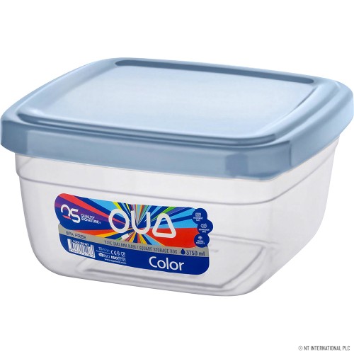1500 ML QUA COLOR SQUARE STORAGE BOX