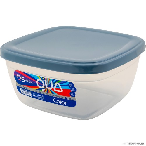 3750 ML QUA COLOR SQUARE STORAGE BOX