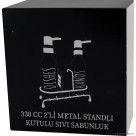 2 Pcs Colorful Soap Dish With Metal Stand