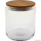 Bamboo Vacuum Lid Jar 1100 CC