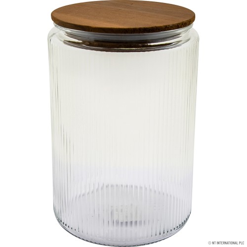 Bamboo Vacuum Lid Jar 1500CC