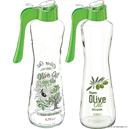 Decorated Olive Bottle 750cc