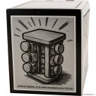 Square Salt Shaker Set  with Stand 12 pcs 140