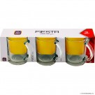 FIESTA Tea Mug Plain 3pc /Set