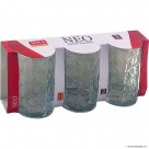 3pc Glass Tumbler - Neo 280ml