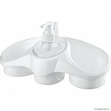 SOAP DISPENSING SPONGE HOLDER