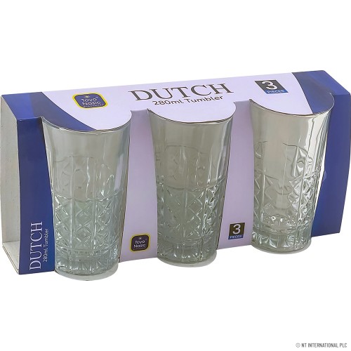 Dutch 280ml Tumbler 3pc / Set