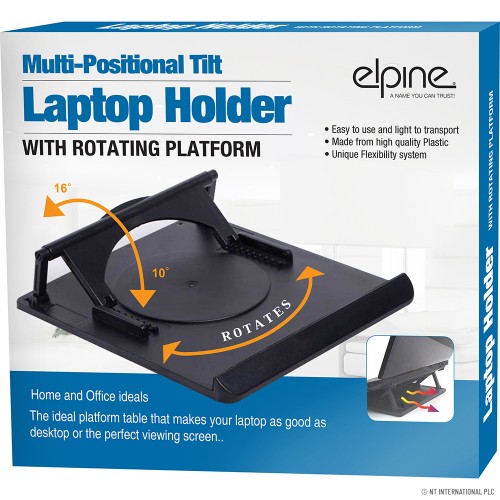 Laptop Holder with Rotating Platform
